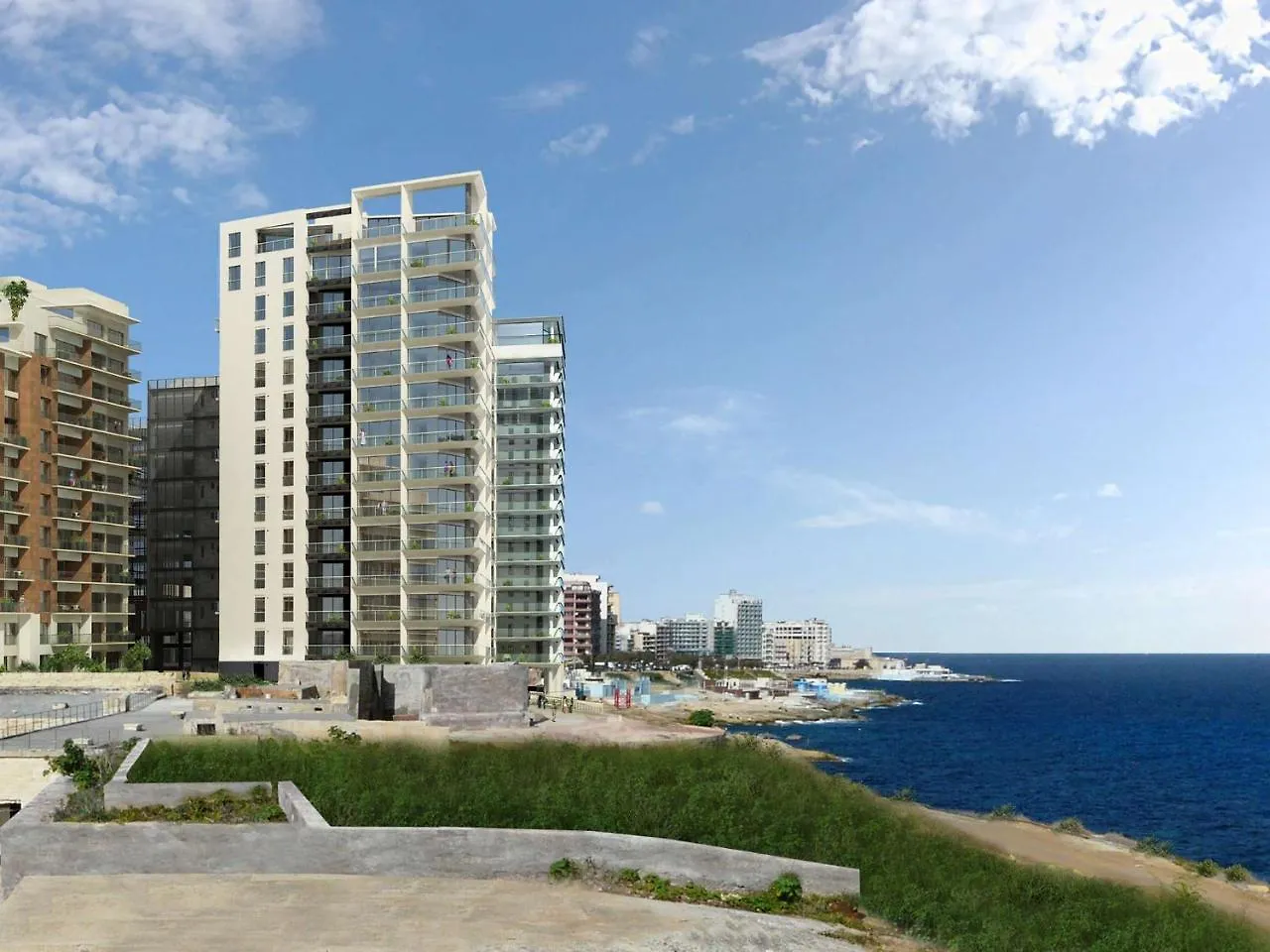 Stunning Apt Sea Views In Tigne Point, With Pool Apartment Sliema 0*,  Malta